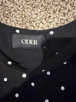 Black cider dress thumbnail 2