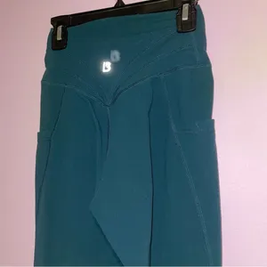 Buffbunny Leggings Womens Size XS Blue Pockets Athleisure Gym Outdoor thumbnail 5