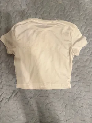 Shein Crop Top White thumbnail 2