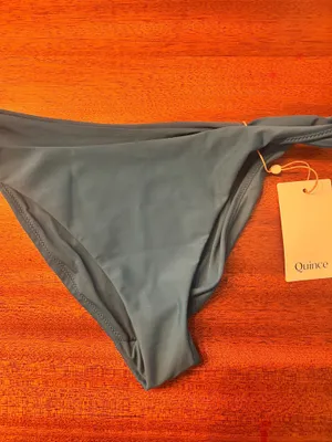 Quince Bikini Bottoms in Teal Size Small NWT thumbnail 3