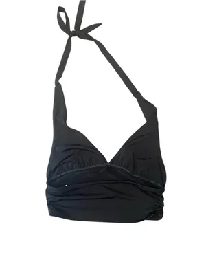 Women's Garage Black Halter Crop Top Size S thumbnail 4