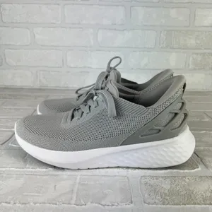 Kizik Athens Sneakers Gray Hands Free Slip On Womens 8 Mens 6.5 Lace Up Comfort thumbnail 6