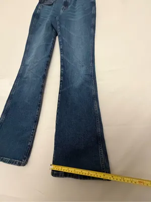 Wrangler Retro Womens Medium Wash High Rise Bootcut Stretch Jeans Sz 31x36(A894) thumbnail 6