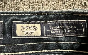 Womens 31x34 Miss Me Distressed JP5755B Embellished Boot Cut Jeans thumbnail 12