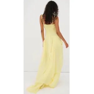 For Love & Lemons June Maxi‎ Dress Yellow XS NWT thumbnail 5