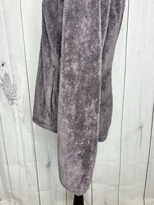 The North Face Jacket Women Sz M Purple Fleece Full Zip Osito Fuzzy Pile Logo thumbnail 7