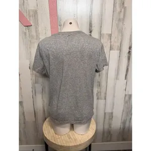 Cool Gray Short Sleeve Crewneck T-Shirt XL | Soft Cotton Blend Casual Tee thumbnail 4