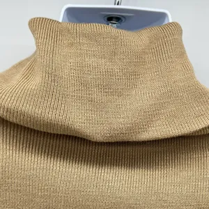 VTG Joyce Women’s Belted Turtleneck Long Sleeve Tan Knit Sweater Acrylic-Size M thumbnail 7