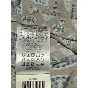 BCBG MaxAzria Kyndal XXS High-Low Maxi Dress Tapestry Long Sleeve Designer Boho thumbnail 12