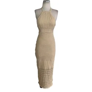 Significant Other Abby Knit Dress in Biscuit 4 Womens Bodycon Midi Cocktail thumbnail 4