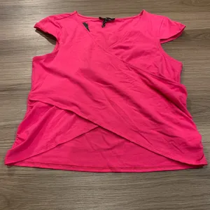 Energie Fuschia Cap Sleeve Wrap Crop Top thumbnail 2