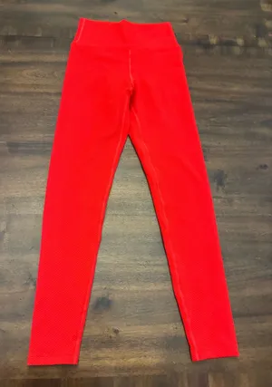Beach Riot Piper Legging Red Waffle Women’s Small Sport Leggings thumbnail 1