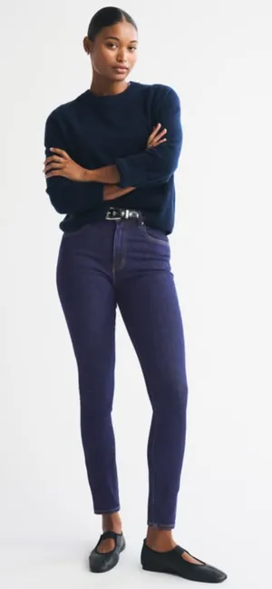 Abercrombie & Fitch Jeans Womens 30 10R High Rise Super Skinny Ankle Curve Love thumbnail 1