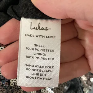 Lulus Loves the Spotlight Silver Sequin Lace-Up Mini Dress size L thumbnail 14
