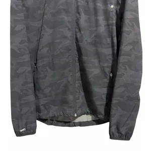 Vuori Outdoor Trainer Shell Hoodie Jacket‎ Black/Gray Camo Women's Size Medium thumbnail 5