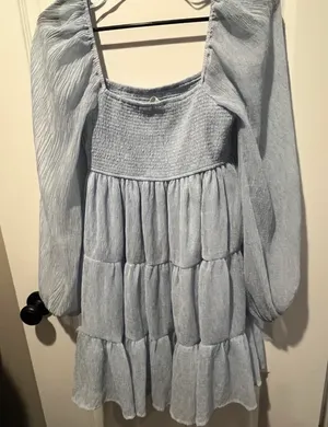 Altar'd State Dress Mini Blue thumbnail 1