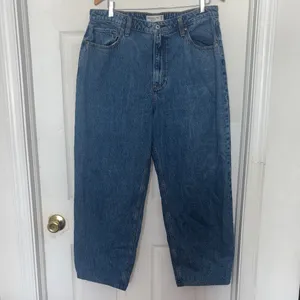 Abercrombie & Fitch Curve Love The Taper High Rise Jeans Blue Size 16 thumbnail 3