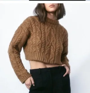 ZARA Cropped Sweater thumbnail 3