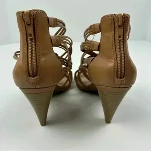 INC Women's Strappy Heeled Sandals Brown Size 6 Open Toe Block Heel‎ thumbnail 7