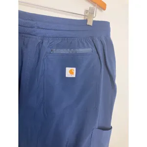Carhartt Scrub Pants Womens XL Navy Excellent Liberty Jogger Cargo C53110 thumbnail 3