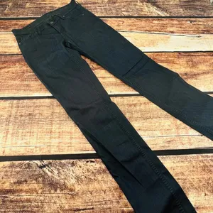 Ava Low Waist Straight Leg Jeans 26 Dark wash Stretch Denim thumbnail 5