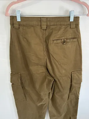 Reformation Bilijana Relaxed Cargo Pants Olive thumbnail 6