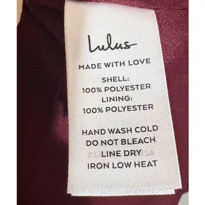 Lulu's Compelling Poise Burgundy Plisse Cutout Sleeveless Gown‎ Size Large NWOT thumbnail 9