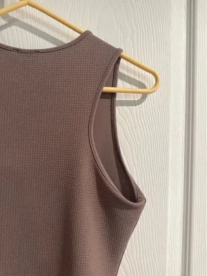 Women’s boutique dress size medium Brown thumbnail 6