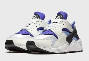 Nike Air Huarache White Lapis Deep Royal Blue Black Sneakers thumbnail 1