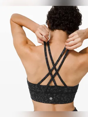 Lululemon Size 2 Energy Athletic Bra Long Line Medium Support Wild Thing Camo thumbnail 9