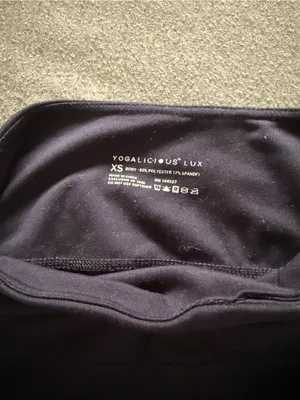 Yogalicious Black High-Rise Performance Leggings thumbnail 3