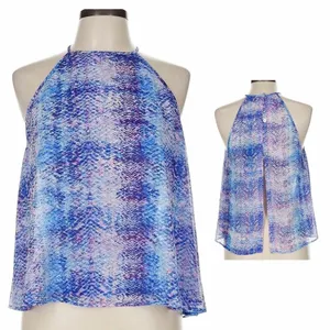 Show Me Your Mumu halter crop top Selena women medium retro eclectic festival thumbnail 2