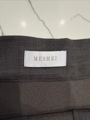 Meshki Charcoal Gray Mini Skirt - Tailored Clean Cut thumbnail 2