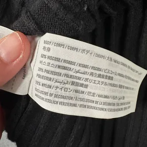 Abercrombie Fitch Womens S Black A-Line Pull‎ On Viscose Skirt Front Split thumbnail 5