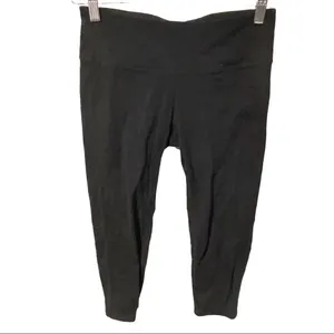 Athleta Size Small Chatturanga Black Womens Cropped Athletic Leggings‎ thumbnail 2