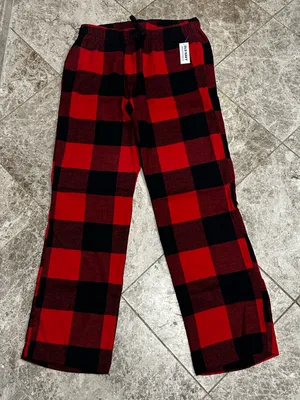 Old Navy Flannel Pajama Pants NEW Mid Rise Red Buffalo Plaid Small 738108 thumbnail 3