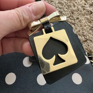 Kate Spade Handle‎ Bag, Black White Polka Dot thumbnail 3