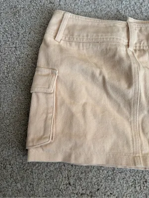 Edikted Katya low-rise cargo cotton festival trendy concert skirt size small 28 thumbnail 9