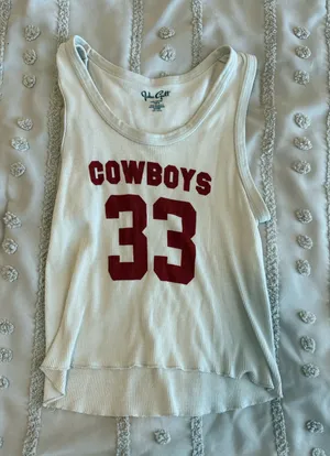 Brandy Melville Tank Top Cowboys thumbnail 1
