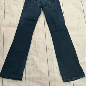 7 for all mankind blue flare jeans thumbnail 6