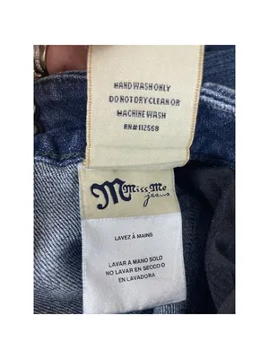 -Miss Me Boot Cut Denim Jeans Womens 29 Rhinestone Bling Flap Pocket Fleur de Li thumbnail 7