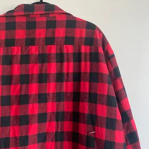 Plaid Sherpa Lined Flannel Jacket Red Size XXL thumbnail 9