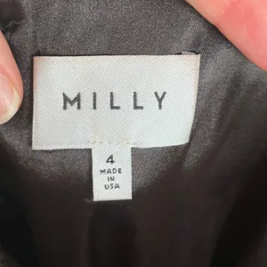 Milly Elle Gold Sequin Feather Hem Party Dress Size 4 thumbnail 9