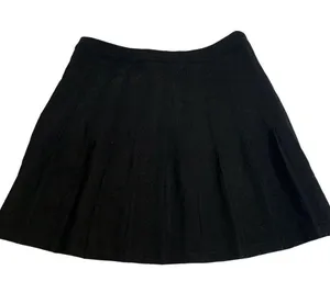 Katie Pleated Tennis Mini Skirt Size M Medium Black Staple thumbnail 2