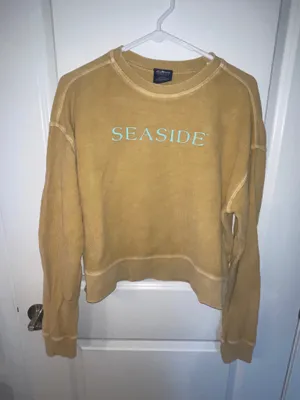 Seaside Corded Cropped Sweatshirt thumbnail 1