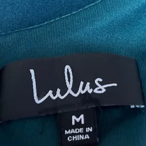 Lulus Infinite Glory Blue Green Sleeveless Cami Camisole Maxi Slip Tank Dress M thumbnail 7