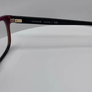 Coach HC6103 5445 54 -16 Aubgn Cognac Varsity Stripe Eyeglasses Pre-Owned thumbnail 7