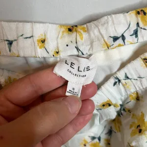 Le Lis white floral mini babydoll dress thumbnail 4