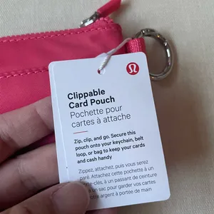 Lululemon Clippable Card Pouch - Glaze Pink thumbnail 6