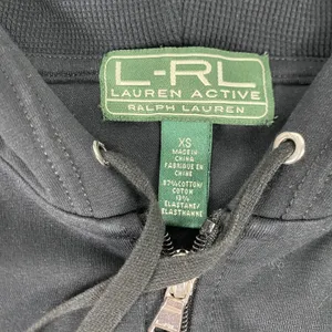 Lauren Ralph Lauren Hoodie Womens XS Black Full Zip‎ L-RL Lauren Active thumbnail 3